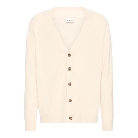 Solid !Solid Gebreid vest DRICK beige