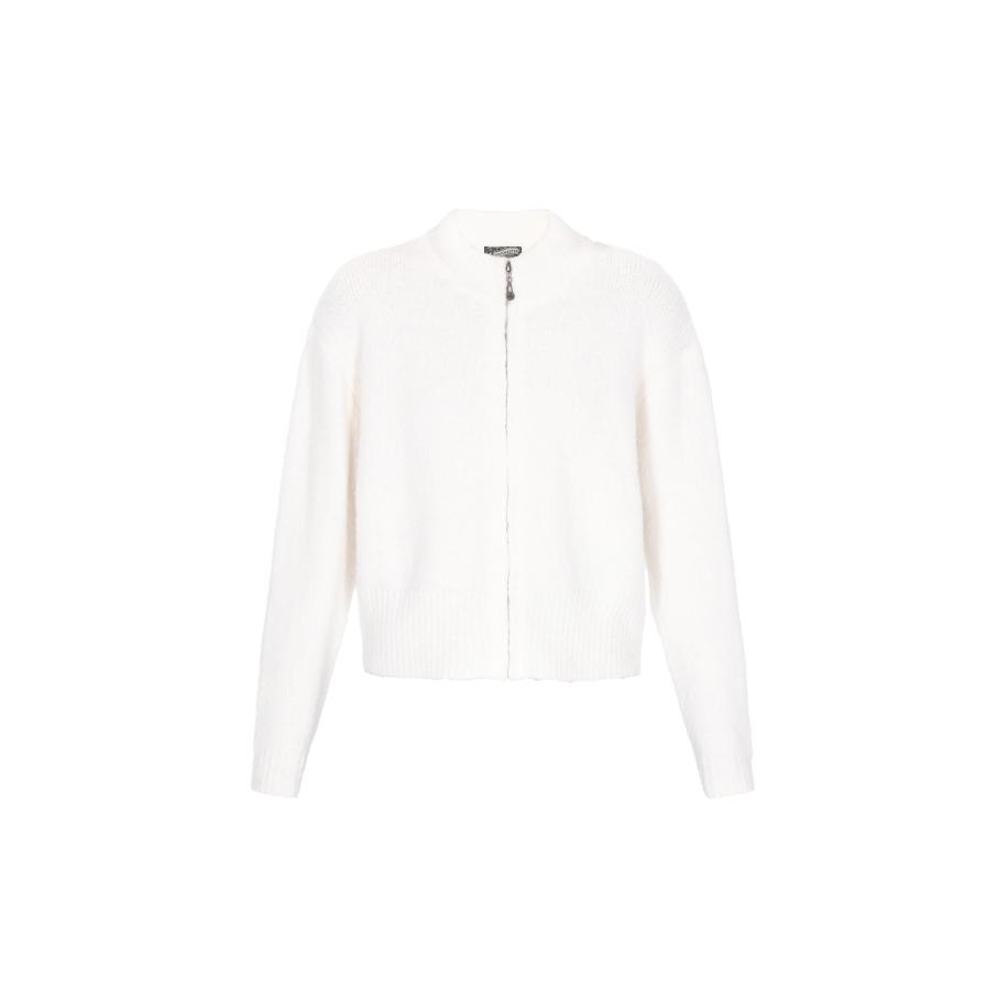 DreiMaster DreiMaster Vintage Gebreid vest offwhite -