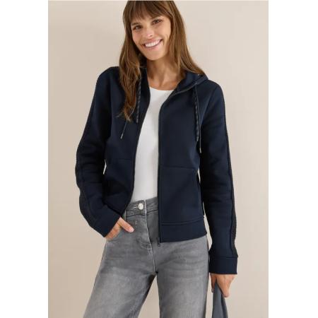 CECIL Sweatjack met kabelpatroon