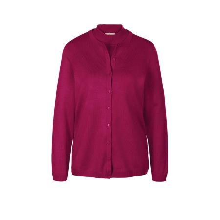 Goldner Goldner Gebreid vest framboos