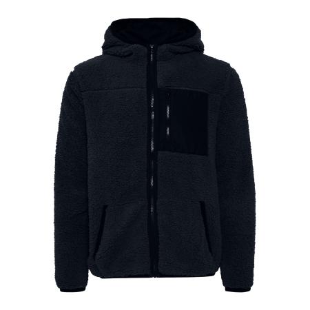 Solid !Solid Fleece jas Luka donkerblauw