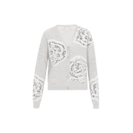 Usha Usha Gebreid vest grijs