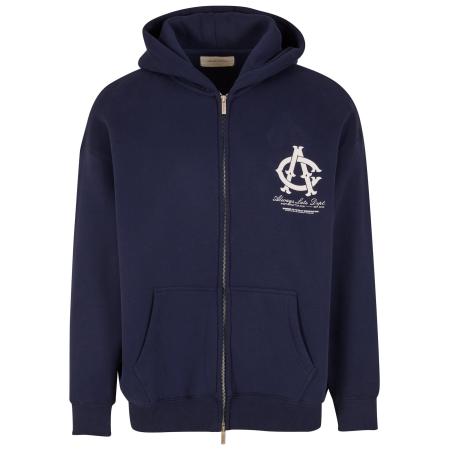 Another Cotton Lab Another Cotton Lab Sweatvest Still Pretty navy / wit