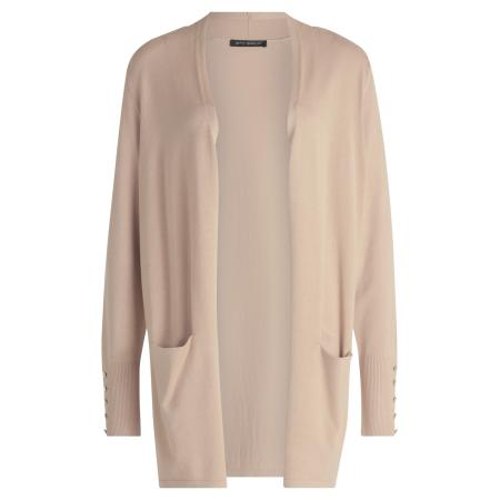 Betty Barclay Betty Barclay Gebreid vest beige