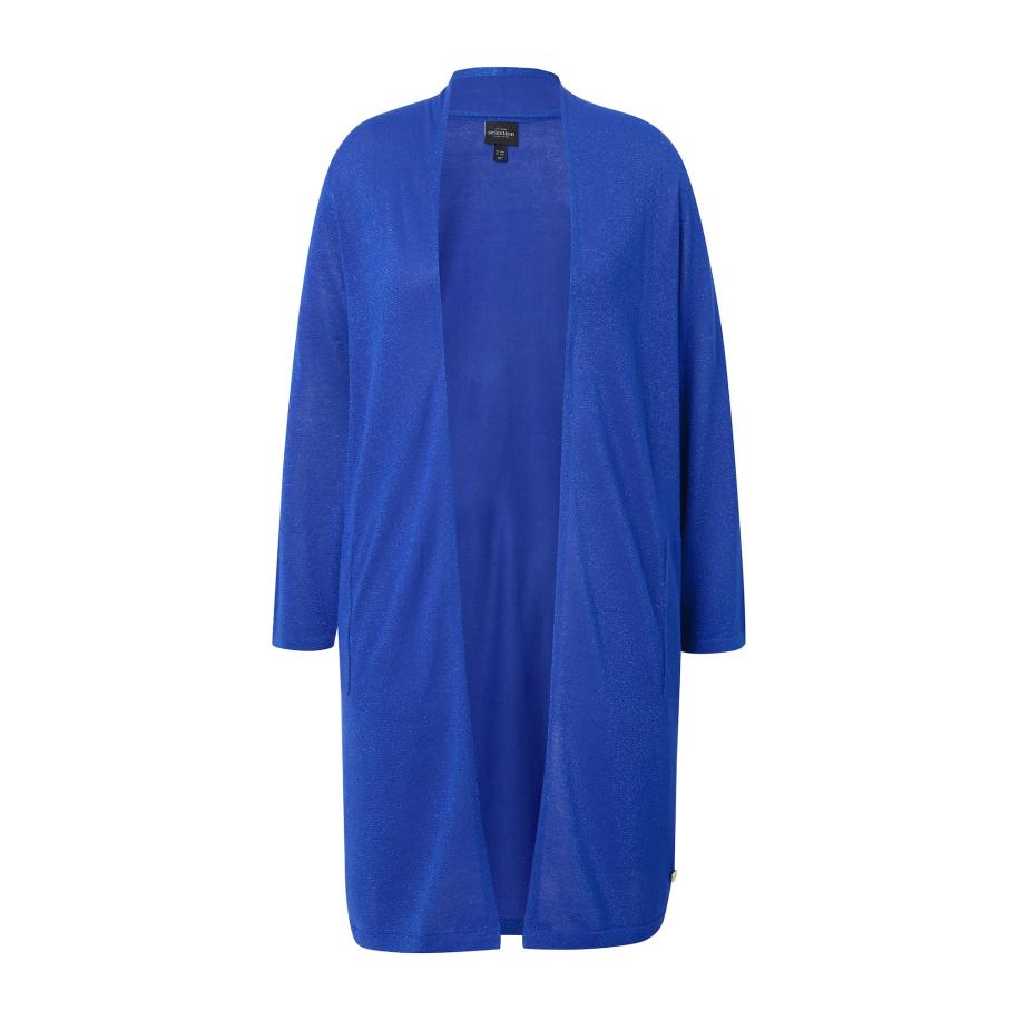 Ulla Popken Ulla Popken Gebreid vest blauw -