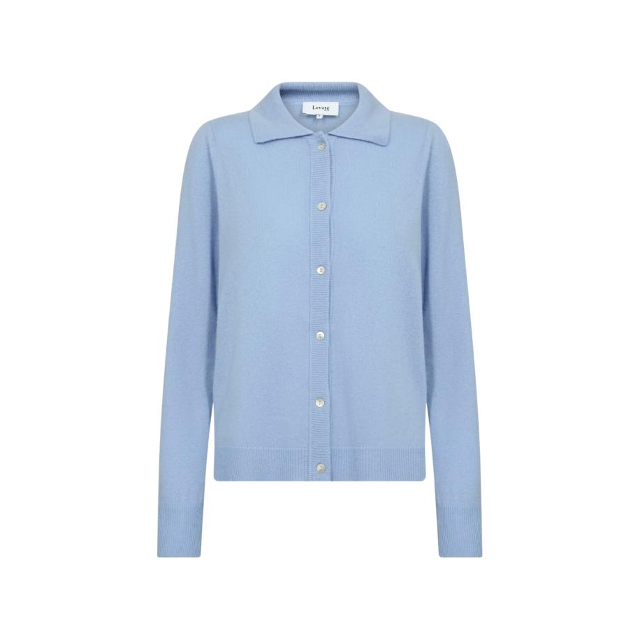 Levete Room Levete Room Gebreid vest Eloise hemelsblauw -