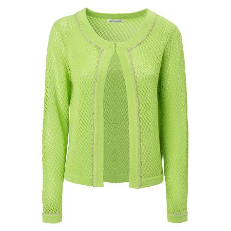 Influencer Influencer Gebreid vest groen