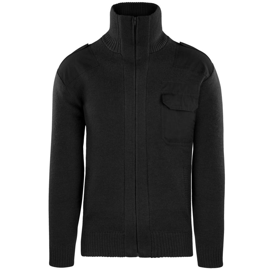 normani normani Gebreid vest Istrup zwart -