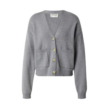 Vero Moda VERO MODA Gebreid vest AWSIGBRIT grijs gemêleerd