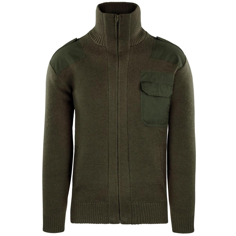 normani normani Gebreid vest Istrup kaki -