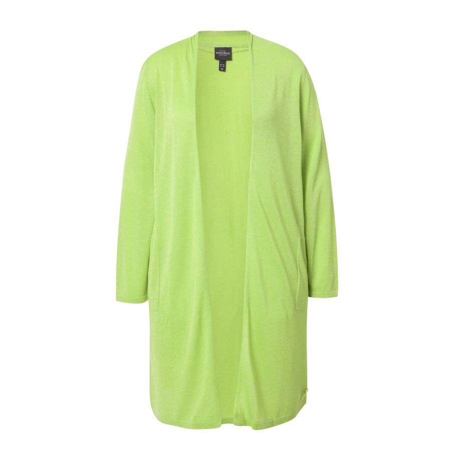 Ulla Popken Ulla Popken Gebreid vest lichtgroen -