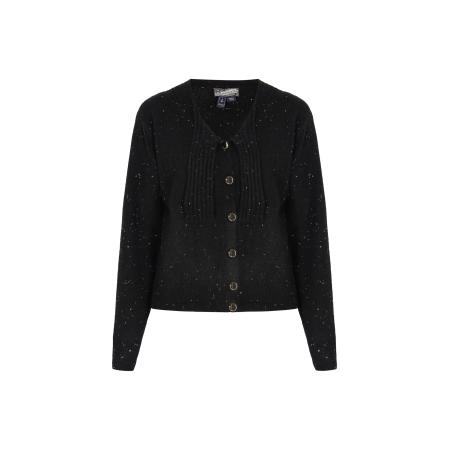 DreiMaster DreiMaster Vintage Gebreid vest zwart