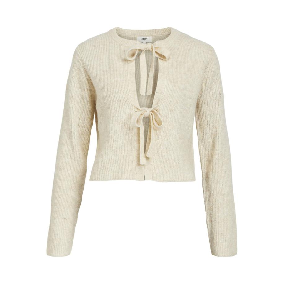 Object OBJECT Gebreid vest Parvi crème -