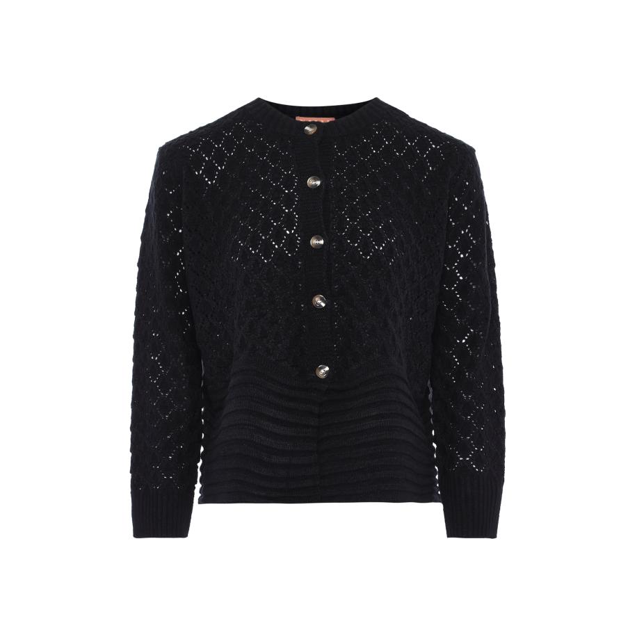 NALLY NALLY Gebreid vest zwart -