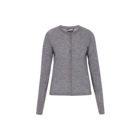 DreiMaster DreiMaster Vintage Gebreid vest grijs