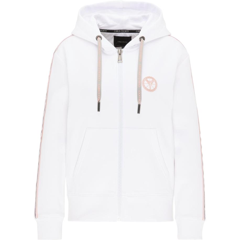 carlo colucci Carlo Colucci Sweatvest Cattaruzza gemengde kleuren / wit -