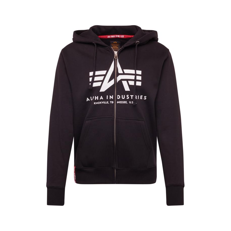 Alpha Industries ALPHA INDUSTRIES Sweatvest zwart / wit -