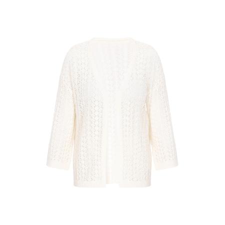 Gaya Gaya Gebreid vest wolwit