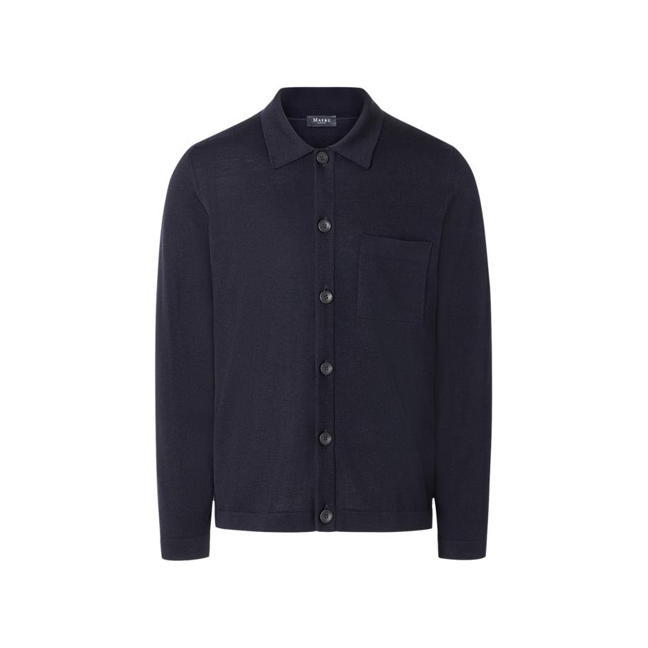 MAERZ Muenchen Gebreid vest donkerblauw Blauw