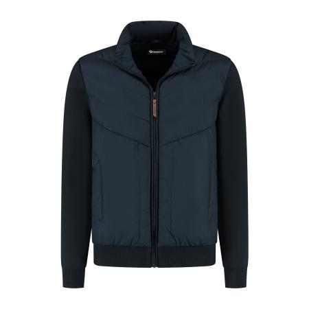 Travelin Travelin Gebreid vest Damian navy