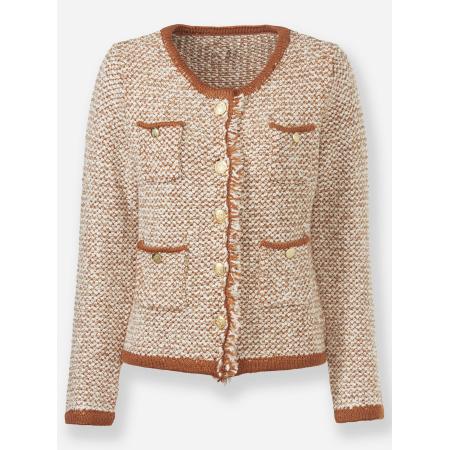 heine heine Gebreid vest beige / bruin