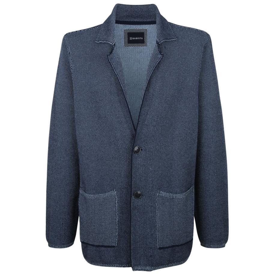 BABISTA Vest blauw, Effen Blauw