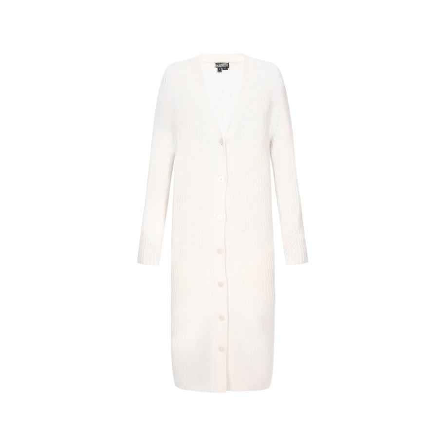 DreiMaster DreiMaster Vintage Gebreid vest offwhite -