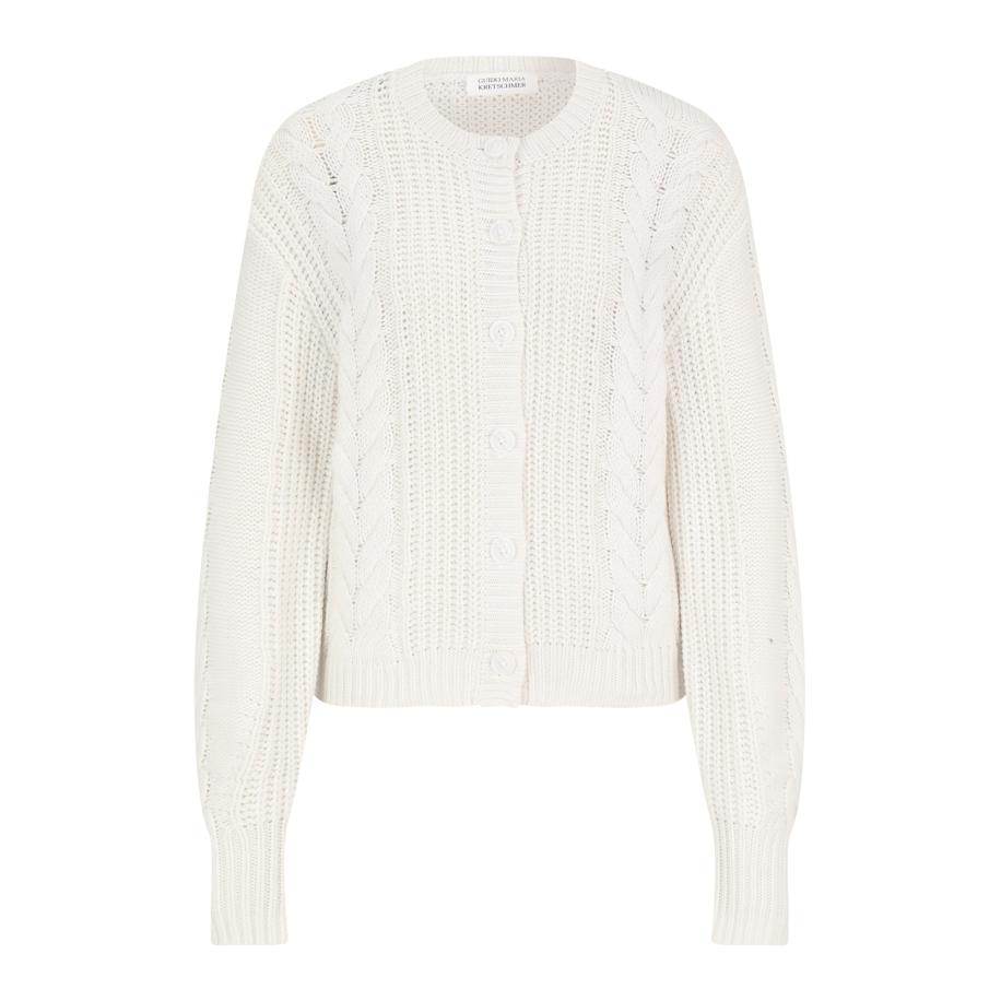 Guido Maria Kretschmer Women Gebreid vest Sanja wolwit Wit