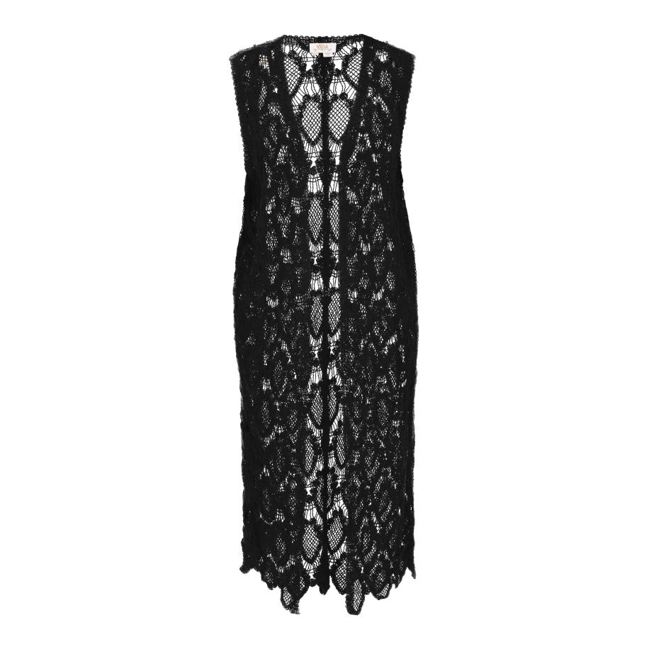 Usha usha FESTIVAL Gebreide bodywarmer zwart -