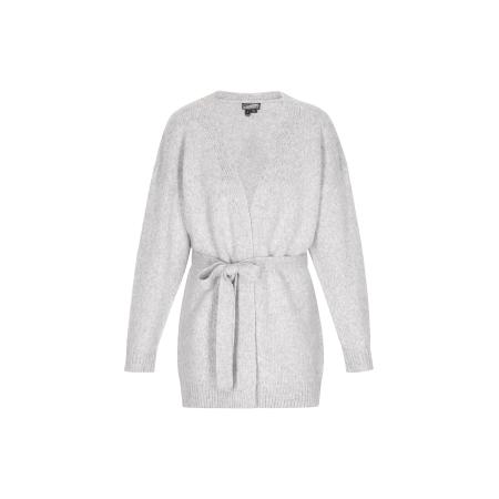 DreiMaster DreiMaster Vintage Gebreid vest lichtgrijs