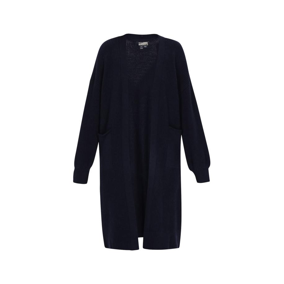 DreiMaster DreiMaster Vintage Gebreid vest navy -