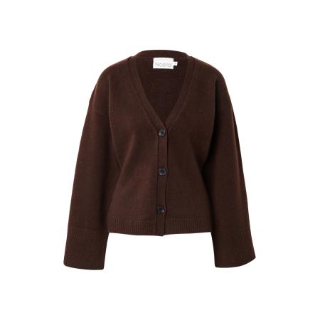 Noella Noella Gebreid vest Lenyx chocoladebruin