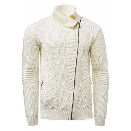 Rusty Neal Rusty Neal Gebreid vest ecru