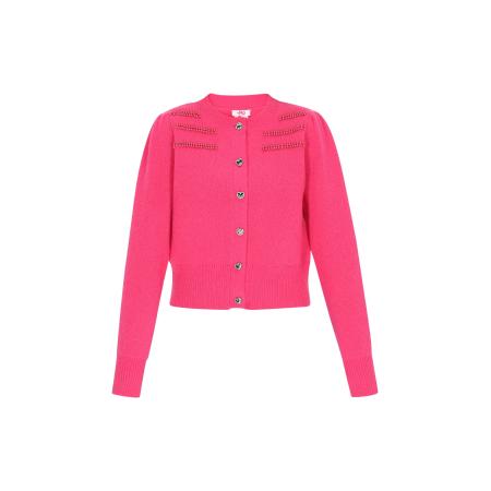 MYMO MYMO Gebreid vest pink