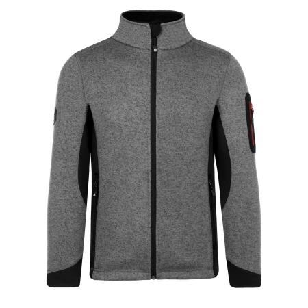 normani normani Fleece jas Wapusk grijs / zwart