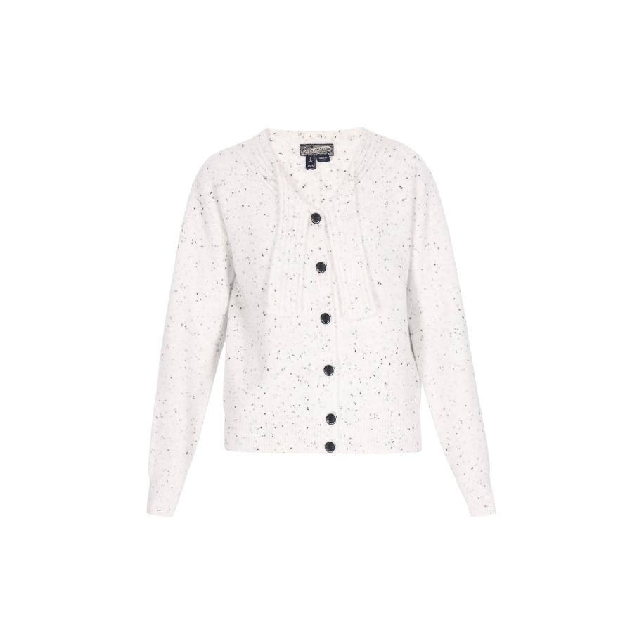 DreiMaster DreiMaster Vintage Gebreid vest offwhite -