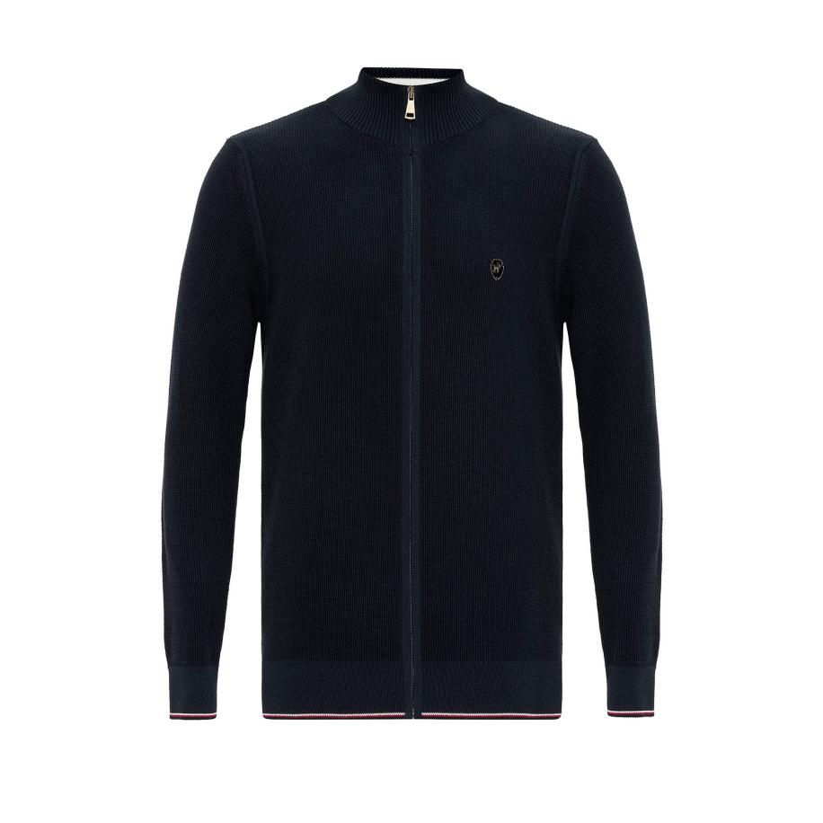 Williot Williot Gebreid vest blauw -