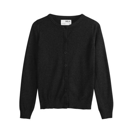 MELA MELA Gebreid vest Nameen zwart