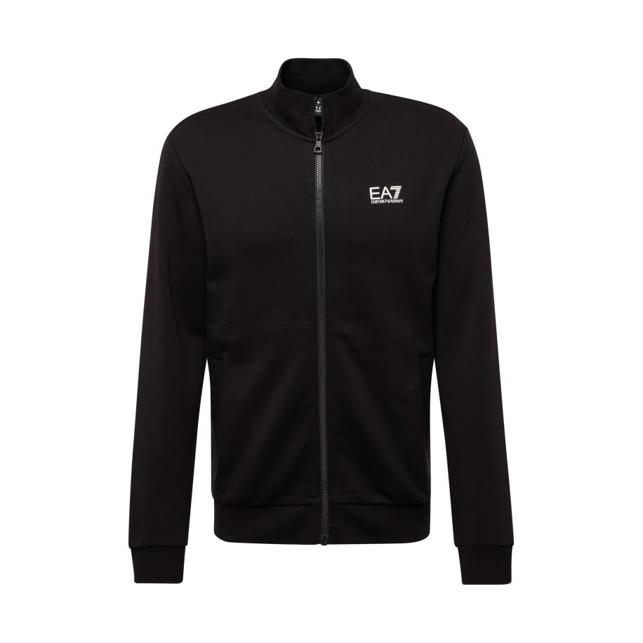 Emporio Armani EA7 Emporio Armani Sweatvest zwart / wit -