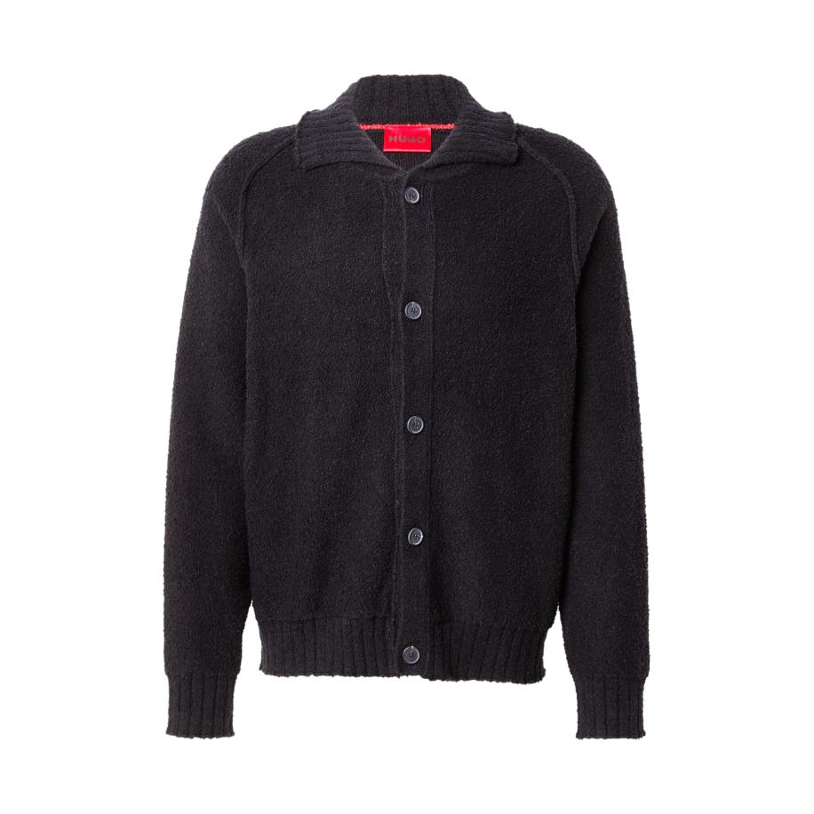 Hugo Boss HUGO Gebreid vest San Joseph zwart -