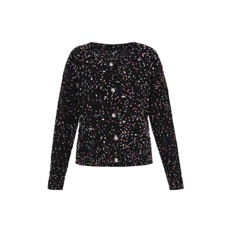 ebeeza ebeeza Gebreid vest lichtblauw / lichtgeel / lichtroze / zwart -