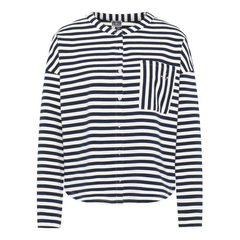 DreiMaster DreiMaster Maritim Sweatvest marine / natuurwit -