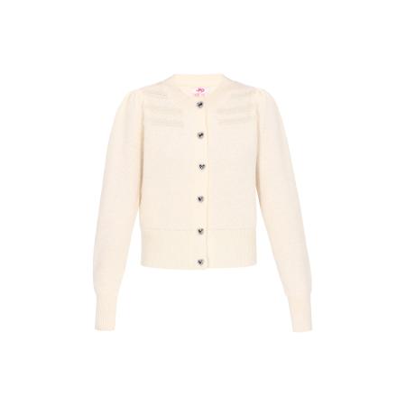 MYMO MYMO Gebreid vest wit / offwhite