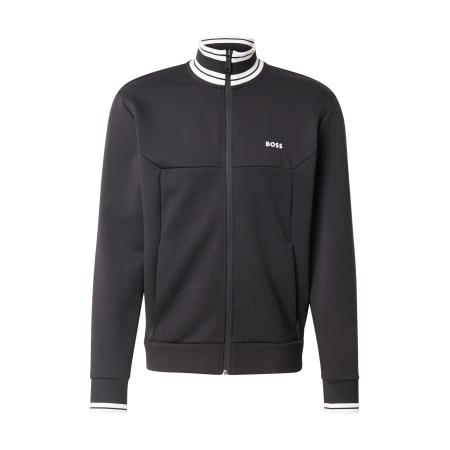 Hugo Boss BOSS Sweatvest Zone zwart / wit