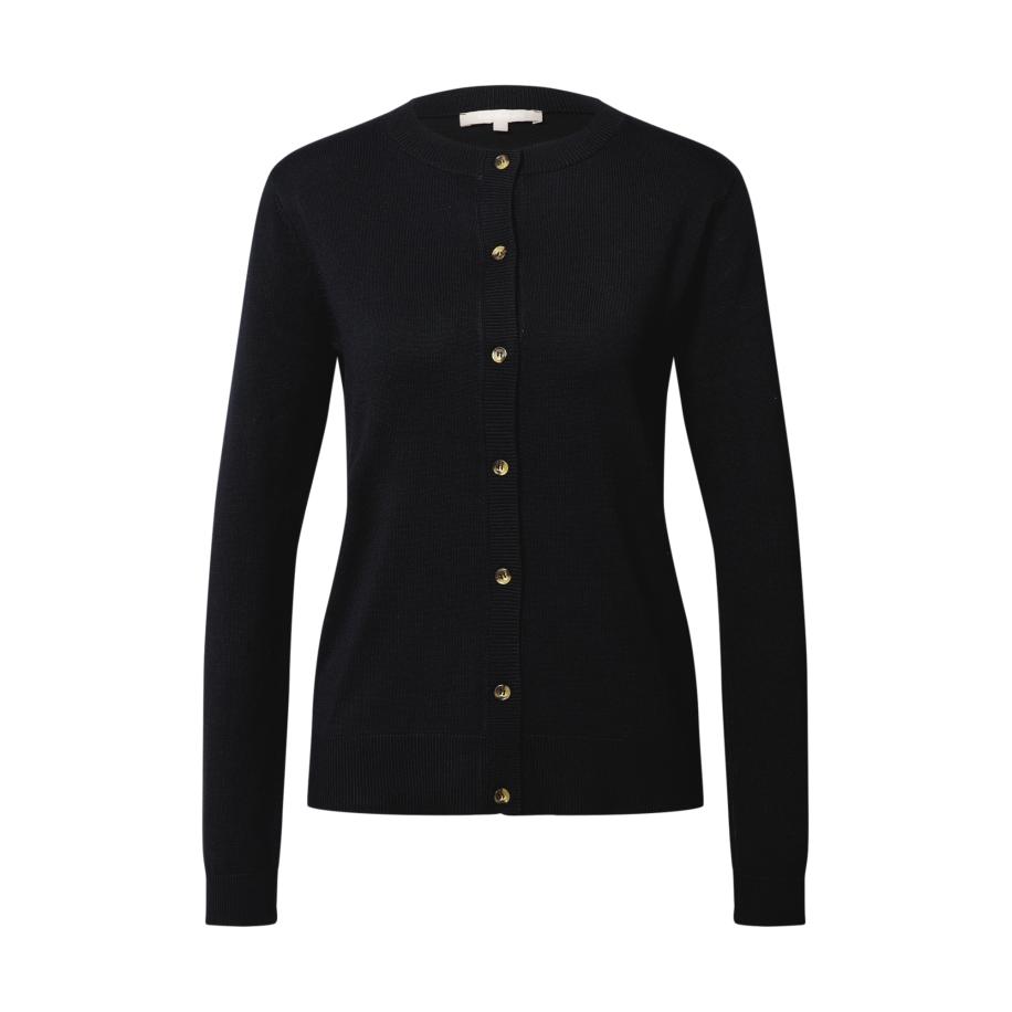 Soft Rebels Soft Rebels Gebreid vest Marla zwart -