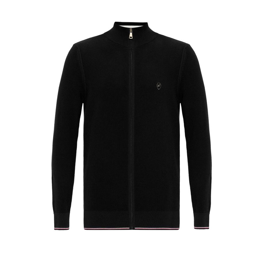 Williot Williot Gebreid vest zwart -