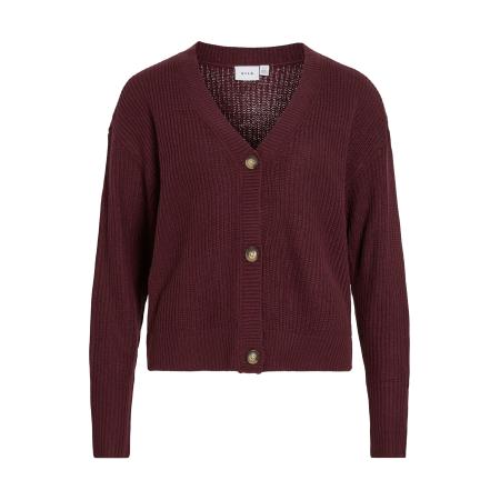 Vila VILA Gebreid vest VIAVELINE aubergine