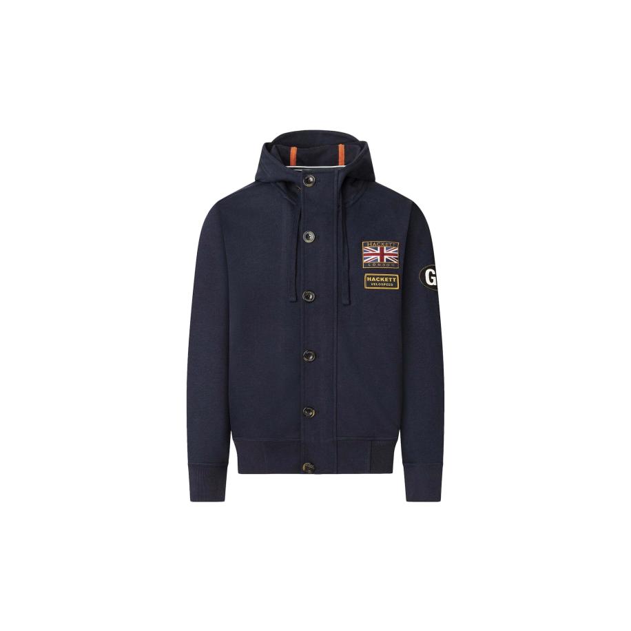 Hackett London Hackett London Sweatvest nachtblauw -