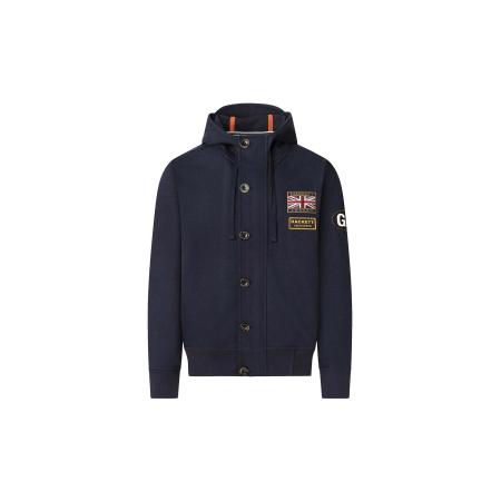 Hackett London Hackett London Sweatvest nachtblauw