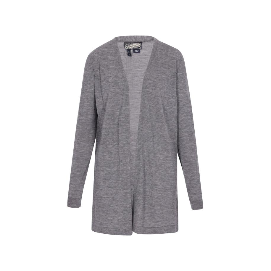 DreiMaster DreiMaster Vintage Gebreid vest grijs gemêleerd -